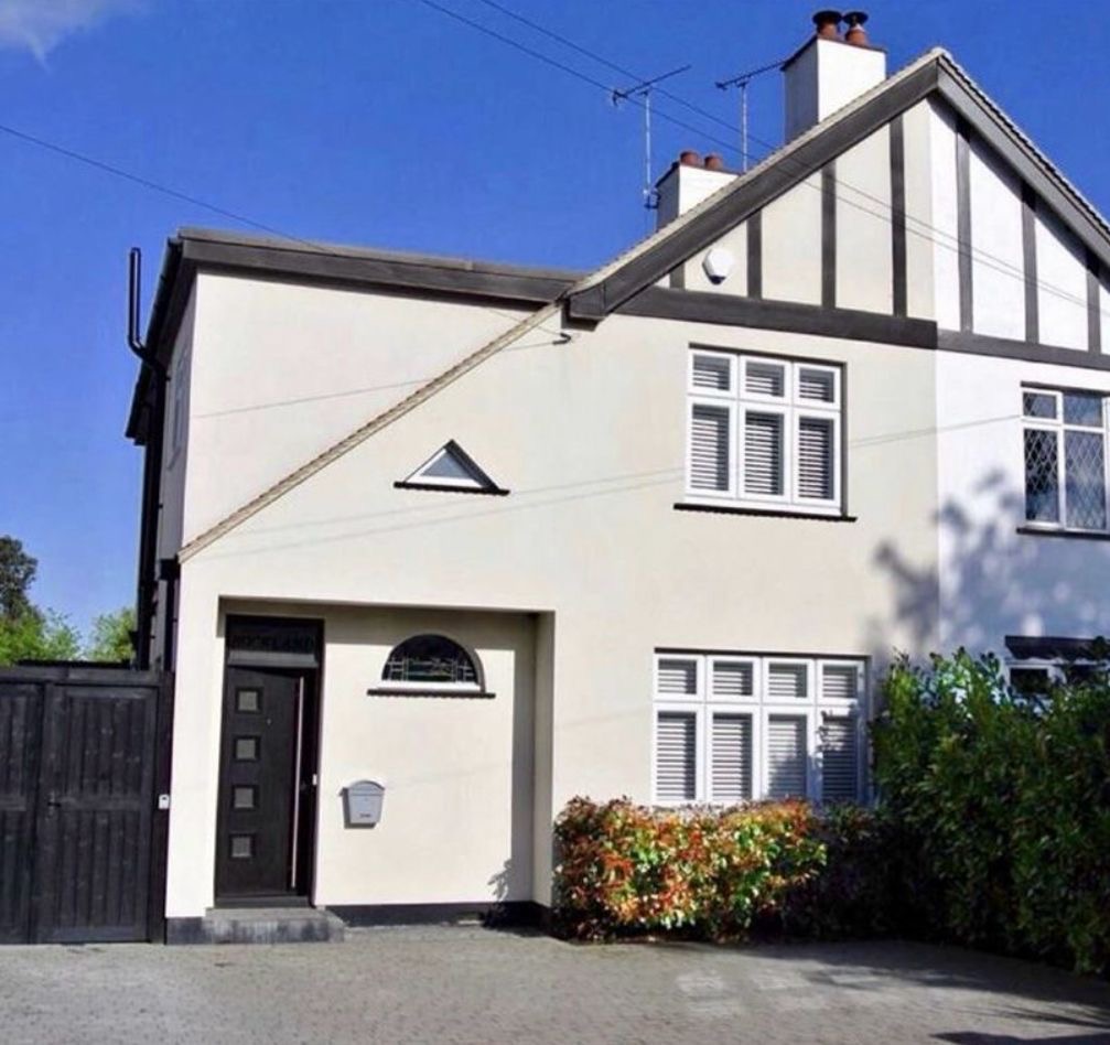 Rendered semi-detached house — Essex